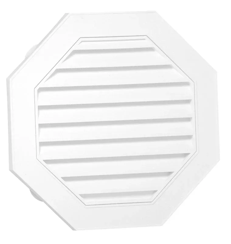 Canplas 626058-00 Gable Vent, 19.232 in L, 19.232 in W, Polypropylene,