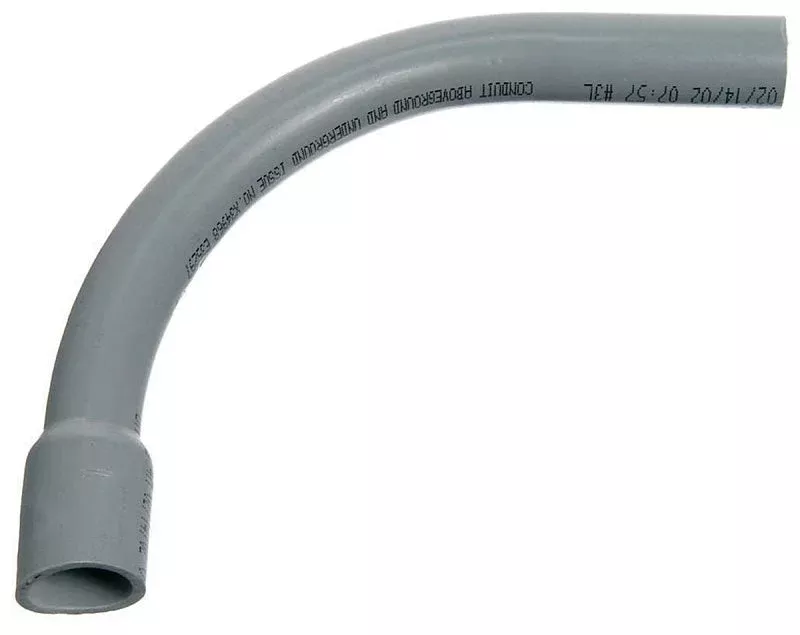 Carlon UA9DJB-UPC Elbow, 2 in Trade Size, 90 deg Angle, SCH 40 Schedul