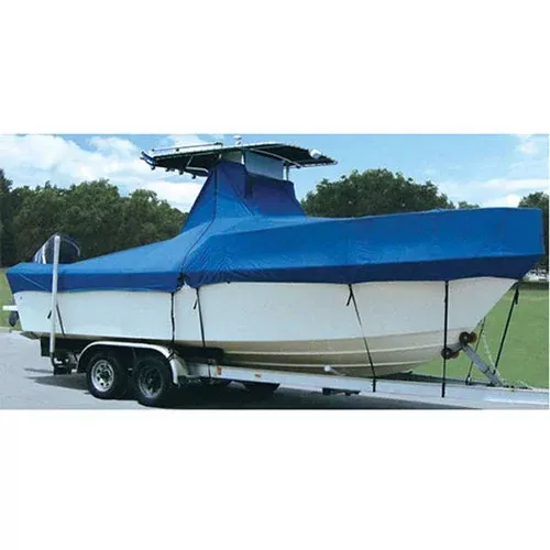 Center Console T-Top Boat Cover w/ Bow Rail 18’5″ to 19’4″ Length Beam 102″