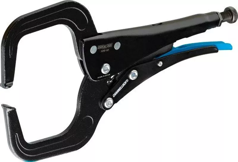 Channellock 106-12 Locking Pliers, 12 in OAL, 4 in Jaw Opening, 3-1/2