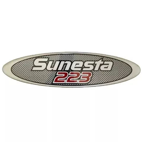 Chaparral Boat Raised Decal U17536-01 | 223 Sunesta Silver Vinyl