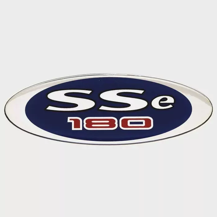 Chaparral Boat Raised Emblem Decal 244572 | 180 SSe Sticker Navy Blue Silver Red