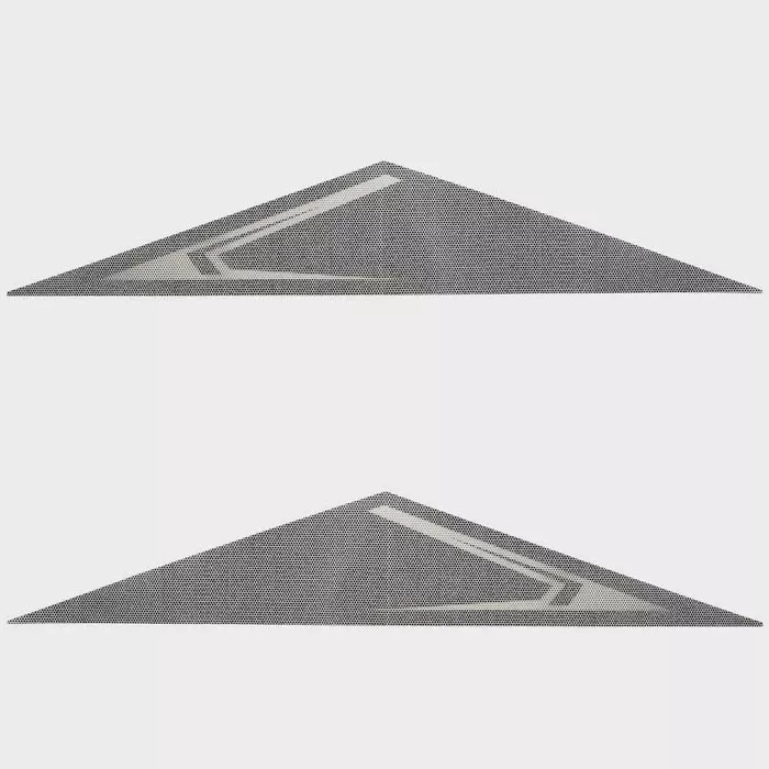 Chaparral Boat Window Graphic Decals | Black White Stickers (Set of 2)