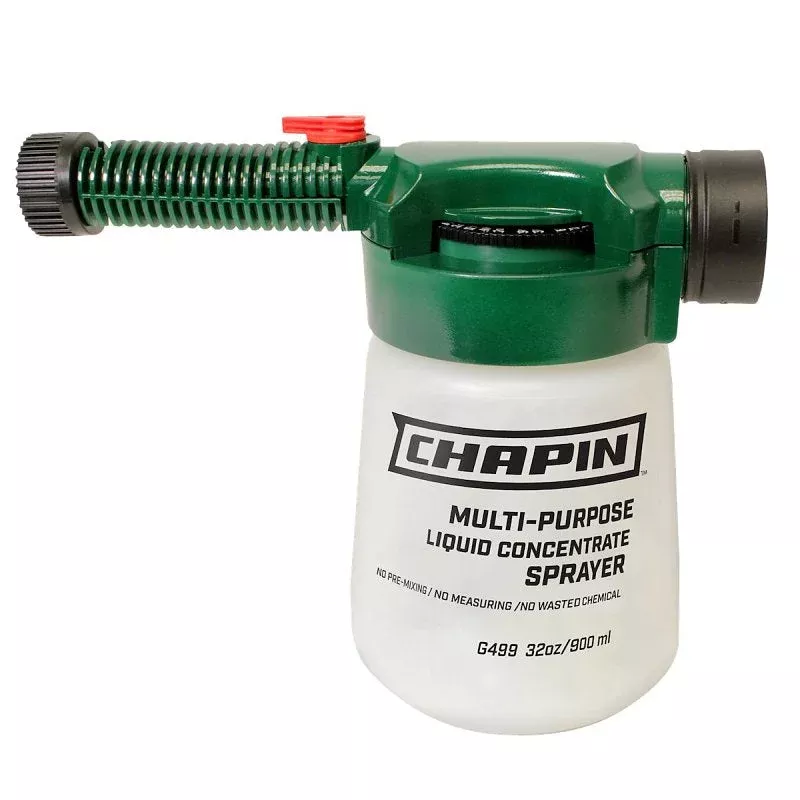 Chapin G499 Hose End Sprayer, Adjustable, 2-1/4 in Tank Mouth Opening,