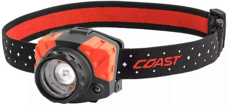 Coast FL85 Headlight, Alkaline Battery, LED Lamp, 615 Lumens, 600 ft B
