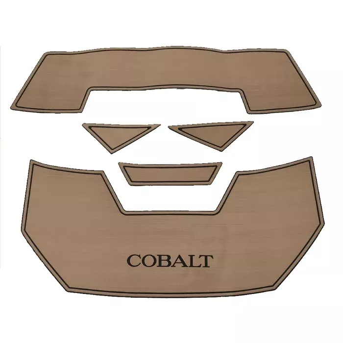 Cobalt 2022 C3S Boat Swim Platform Mats 407581 | Stick-It Brown (Kit)