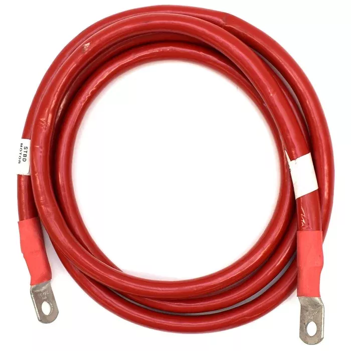 Cobalt Boat Battery Cable | Red Jacket 2/0 Gauge Marine Wire 7 FT