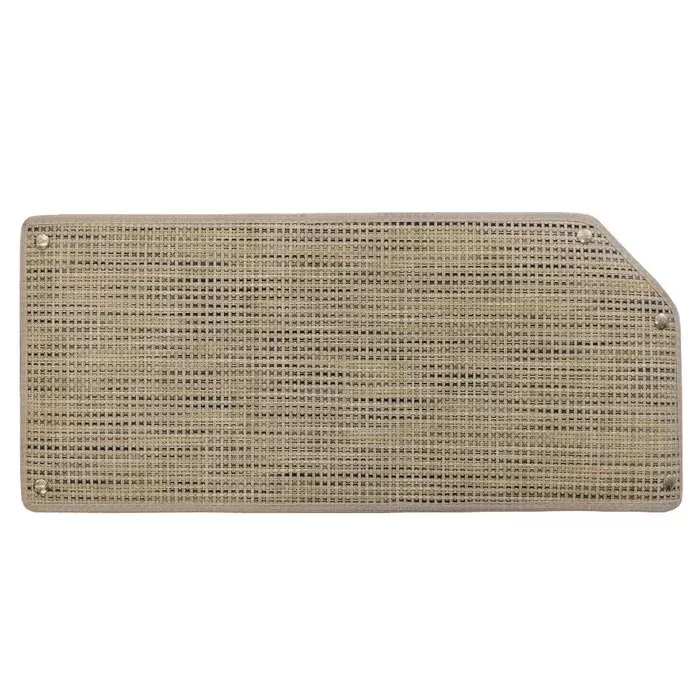 Cobalt Boat Snap-In Deck Mat 407328 | Tan / Beige Woven Vinyl 144627