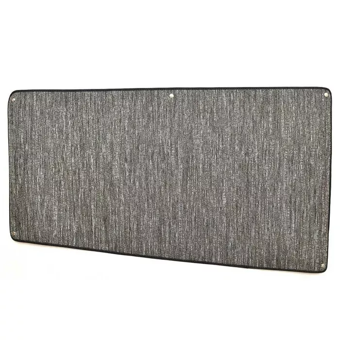 Cobalt Boat Snap-In Floor Mat 406744 | Black White Tan Woven Vinyl