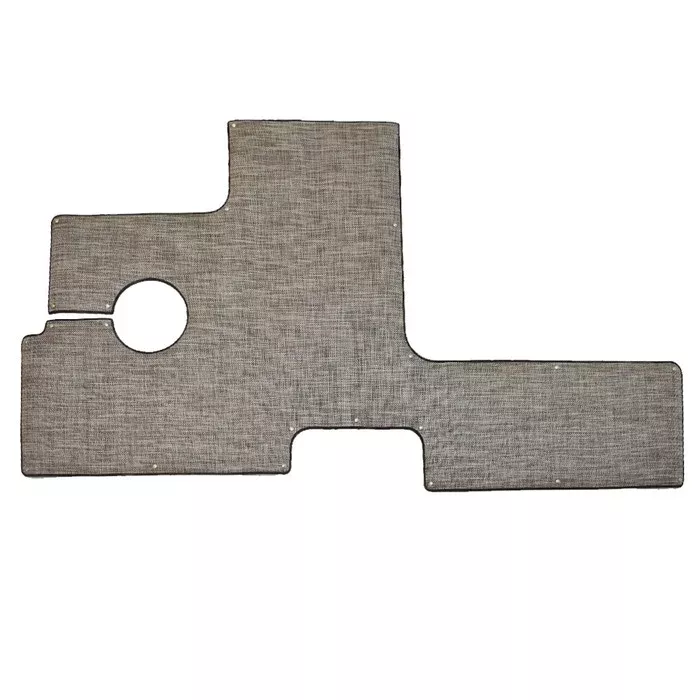 Cobalt Boat Woven Vinyl Cockpit Mat 403281 | Snap-In Beige