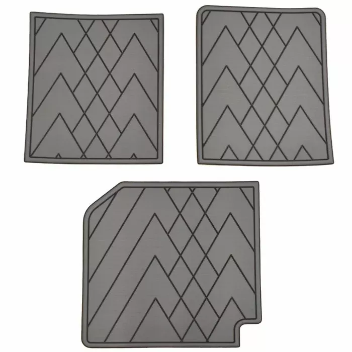 Cobalt R26 Boat Non-Skid Mats 401711 | Ski Storage Black Gray (3 PC)