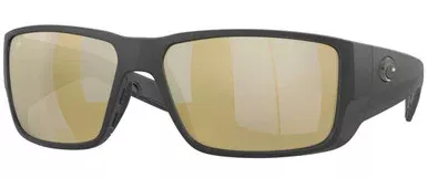 Costa Blackfin Pro Sunglasses – Matte Black/Sunrise Silver Mirror 580G