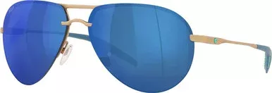 Costa Helo Sunglasses – Matte Champagne/Blue Mirror 580P
