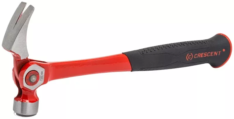 Crescent CINDEX18 Hammer, 18 oz Head, Indexing, Claw Head, Steel Head,
