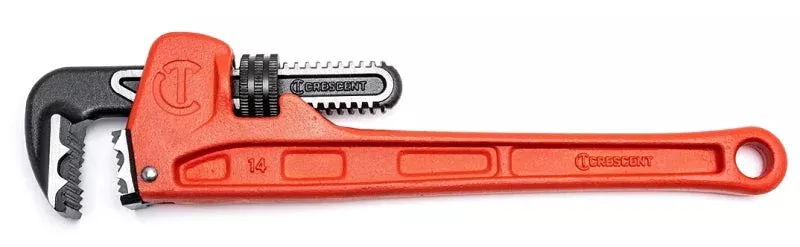 Crescent CIPW14 Pipe Wrench, 0 to 2-3/8 in Jaw, 14 in L, Cast Iron/Ste