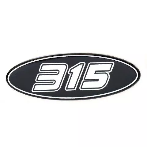 Crownline Boat Raised Decal 40713 | 315 Black