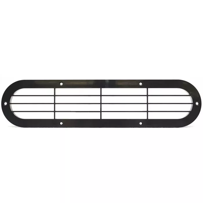 Crownline Boat Vent Grille Cover 35015 | Oval Black Plastic