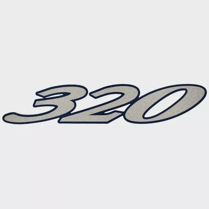 Cruisers Boat Model Decal Sticker V1943000 | 320 Express Silver Blue
