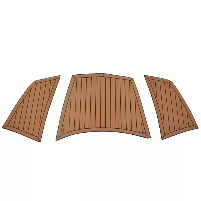 Cruisers Boat Non-Skid Mats V2824100 | Swim Platform Teak (Set of 3)