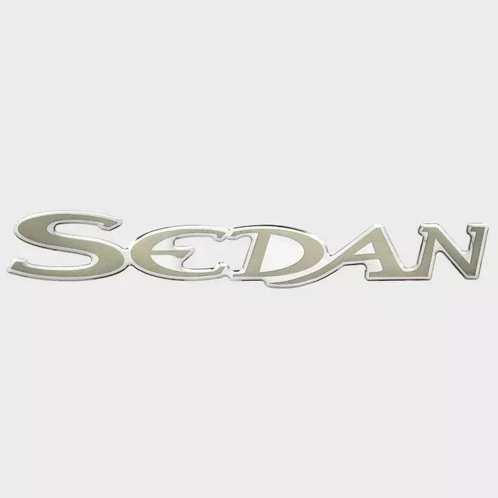 Cruisers Boat Raised Emblem Decal Sticker V2066300 | Sedan Silver