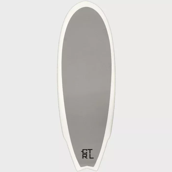 CTRL Boat Wakesurf Board CTCM5FT593 | Cardiff 5.0 FT White / Gray
