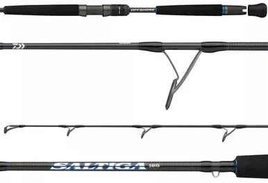 Daiwa SLTGJ66MS Saltiga Jigging Spinning Rod