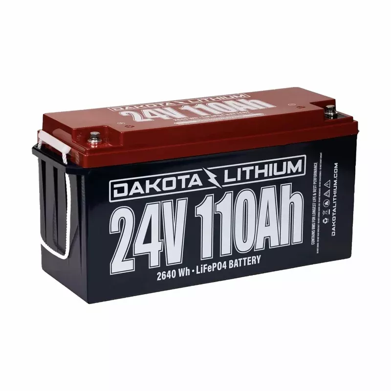 Dakota Lithium 24V 110Ah Deep Cycle LiFePO4 Lithium Battery