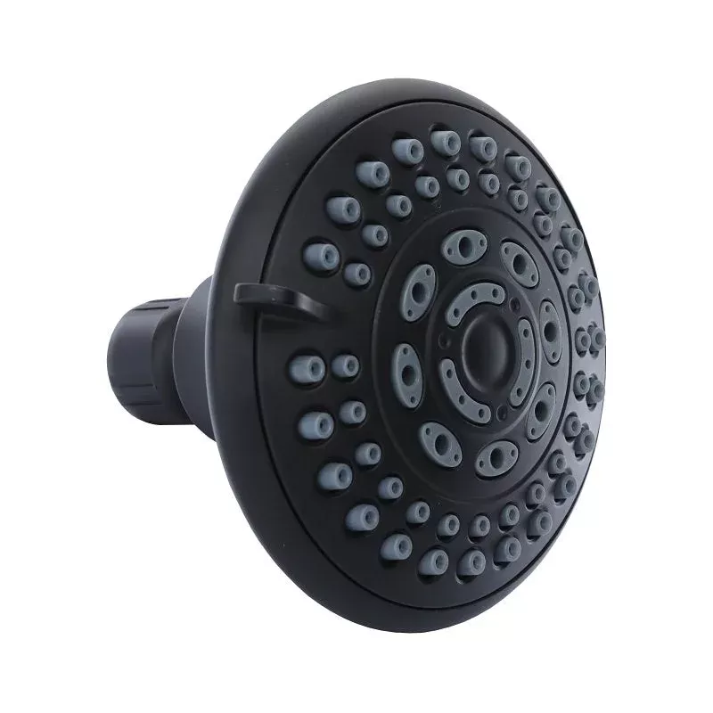 Danco 12023 Shower Head, Round, 1.8 gpm, 1/2 in Connection, 5-Spray Fu