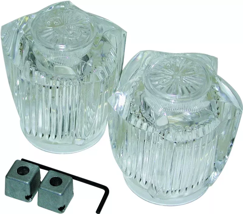 Danco 80906 Decorator Faucet Knob Handle, Acrylic, For: Price Pfister,