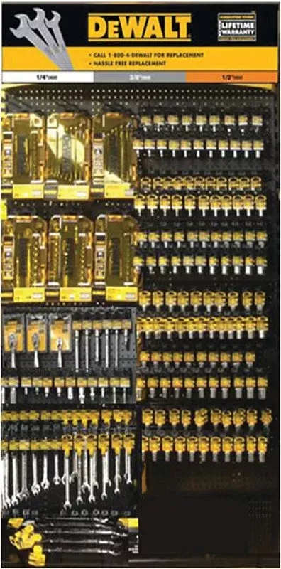 DEWALT DWMT74209 Series Socket Set, Specifications: 3/8 in Drive Size,