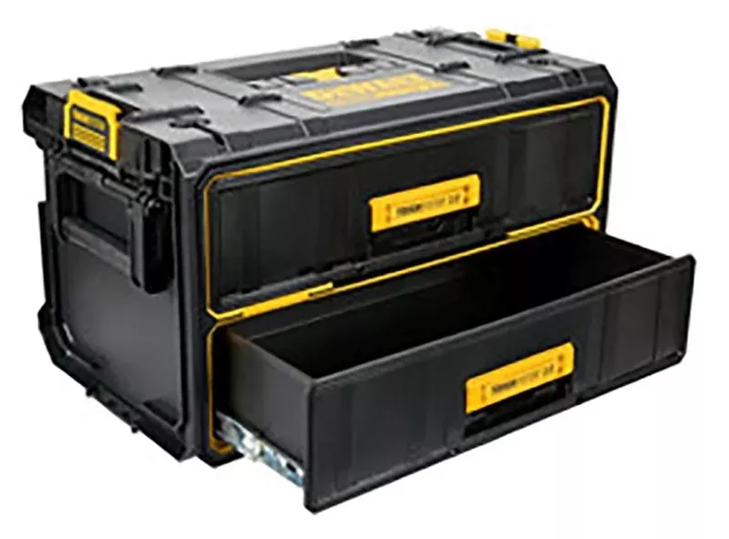 DEWALT ToughSystem 2.0 DWST08320 Tool Box, 25 lb, Polypropylene, Black