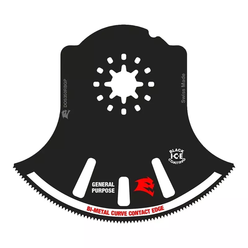 Diablo Demo Demon Starlock DOS350RBGP Oscillating Blade, 3-1/2 in, 1-3