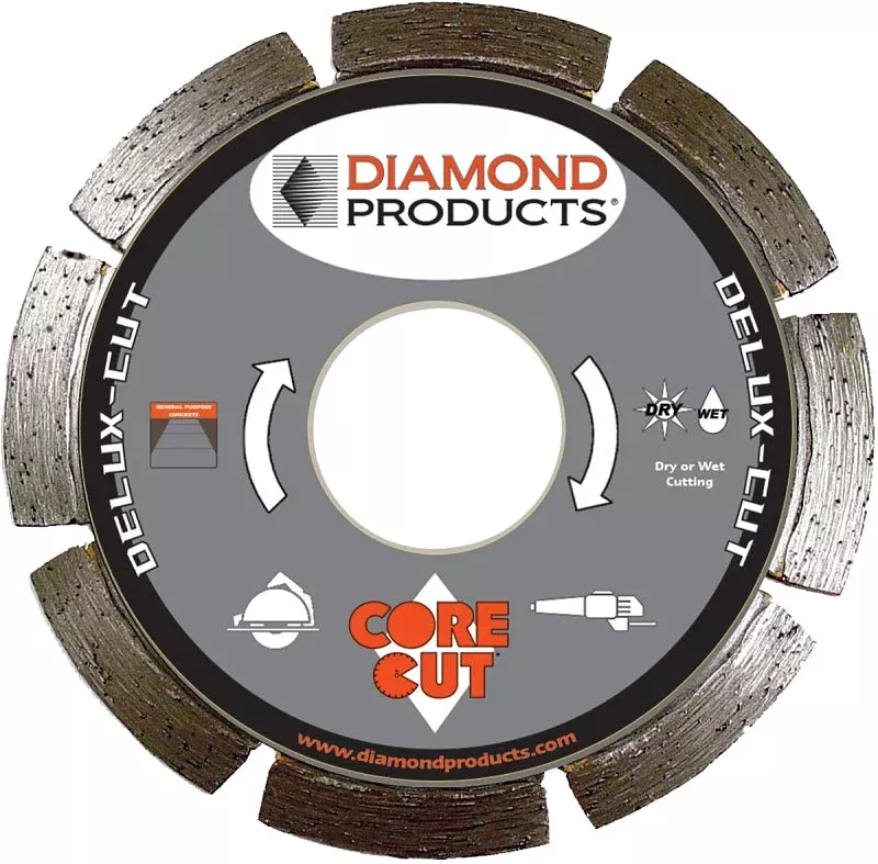 Diamond Products 22785 Circular Saw Blade, 7 in Dia, 7/8 in Arbor, App
