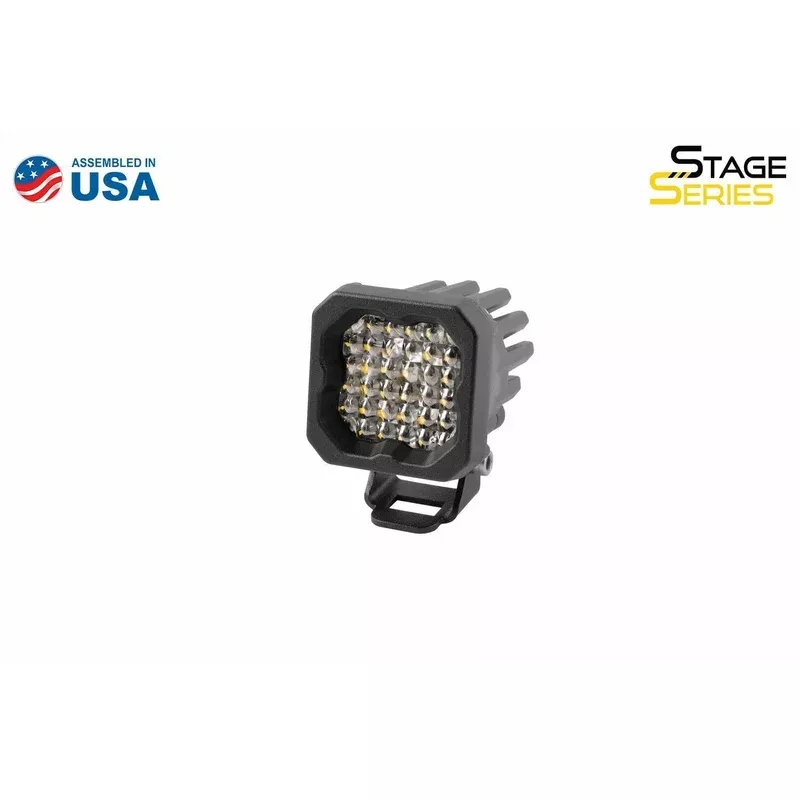 Diode Dynamics Stage Series C1 LED Pod Pro White Flood Standard RBL (DD6461S)