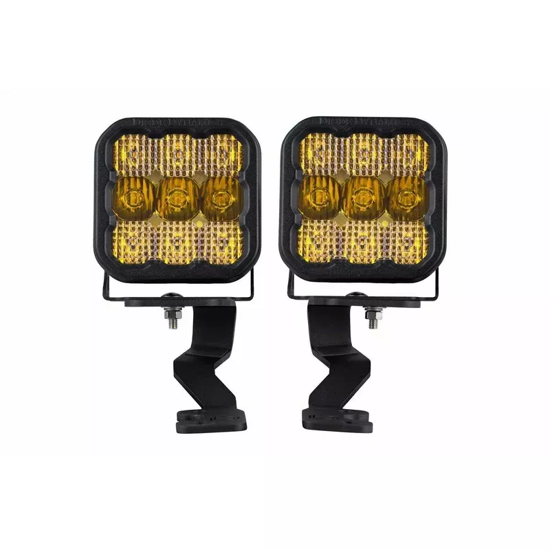 Diode Dynamics Stage Series Ditch Light Kit, 2022 Tundra, SS5 Pro Yellow (DD7400)