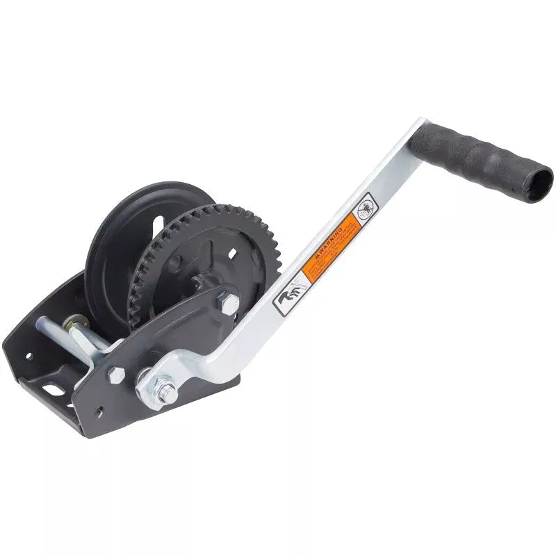 DL DL1402A Pulling Winch, 1400 lb Pull, 1/4 in Dia Wire Rope, 40 ft L