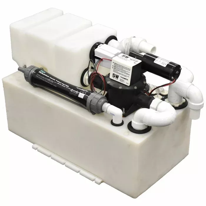 Dometic Boat Waste Holding Tank 322501504 | 15 Gallon 12V (Kit)