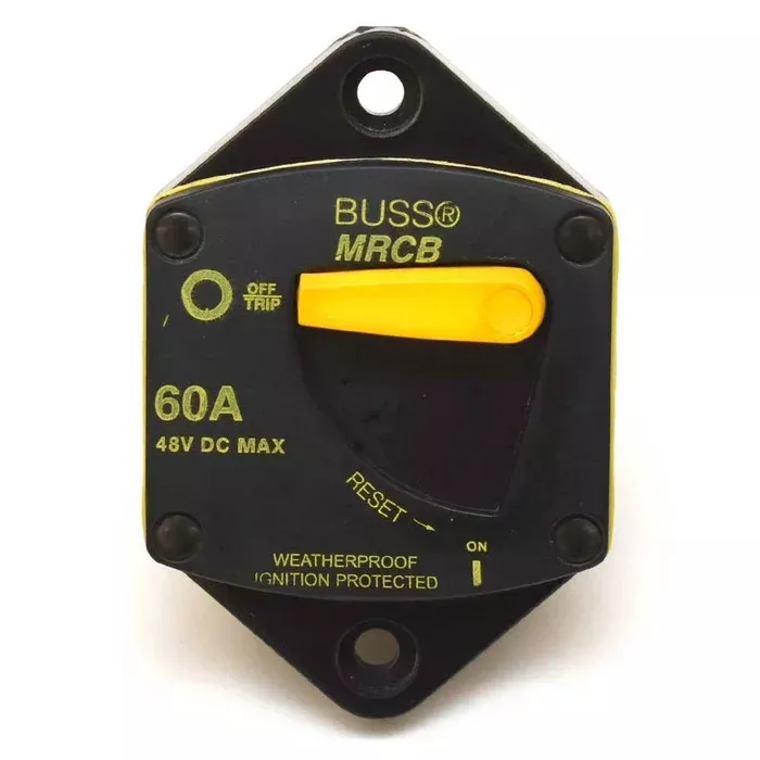 Eaton Bussmann Boat Circuit Breaker 187060P-03-1 | 60 A 48 VDC