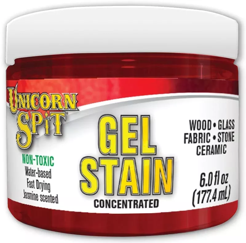 ECLECTIC UNICORN SPIT 5772002 Gel Stain and Glaze, Molly Red Pepper, 6