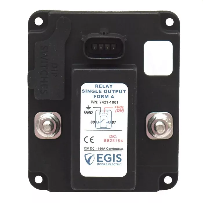 Egis Boat Single Output Relay 7421-1001 | 12V DC 160A
