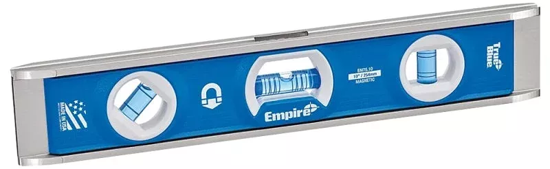 Empire True Blue Series em75.10 Torpedo Beam Level, 10 in L, 3-Vial, M
