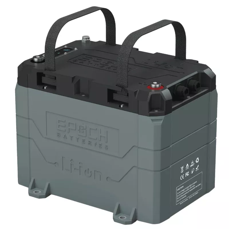 Epoch Batteries 24V 100Ah Self-Heating Bluetooth Lithium Battery (B24100A-C)
