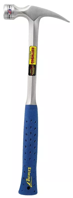 Estwing E3-22SM Hammer, 22 oz Head, Framing, Rip, Claw, Milled Head, S