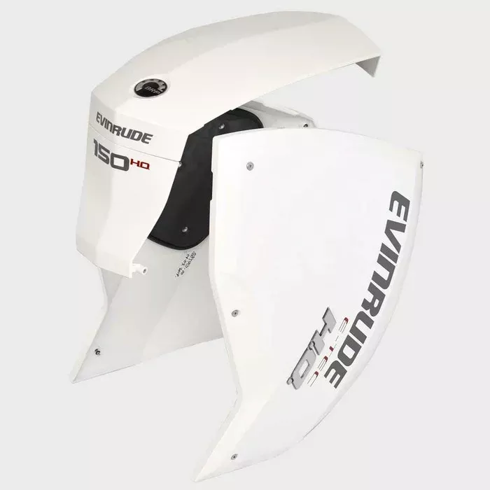 Evinrude Boat Engine Panels | E-Tec 150 H.O. Bright White (Kit)