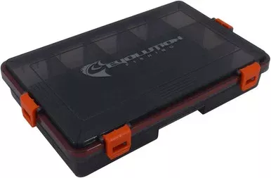Evolution Outdoor 3600 4-Latch Waterproof Tackle Tray – Orange