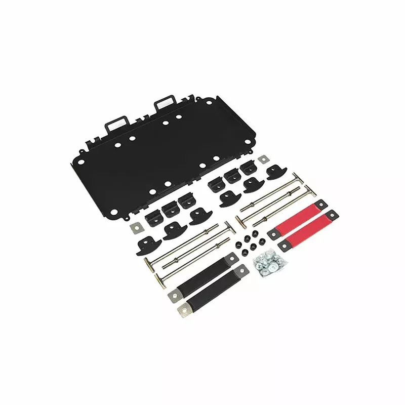 Expion360 E360 Group 24 – 60, 80, 95 Ah Triple Tie Down Tray System w/ Two Sets of Bus Bars (EX-G24-TDS3)