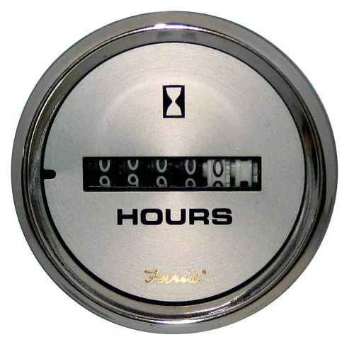 Faria 19020 Kronos 2″ Hourmeter (10,000 Hrs) (12-32 VDC)