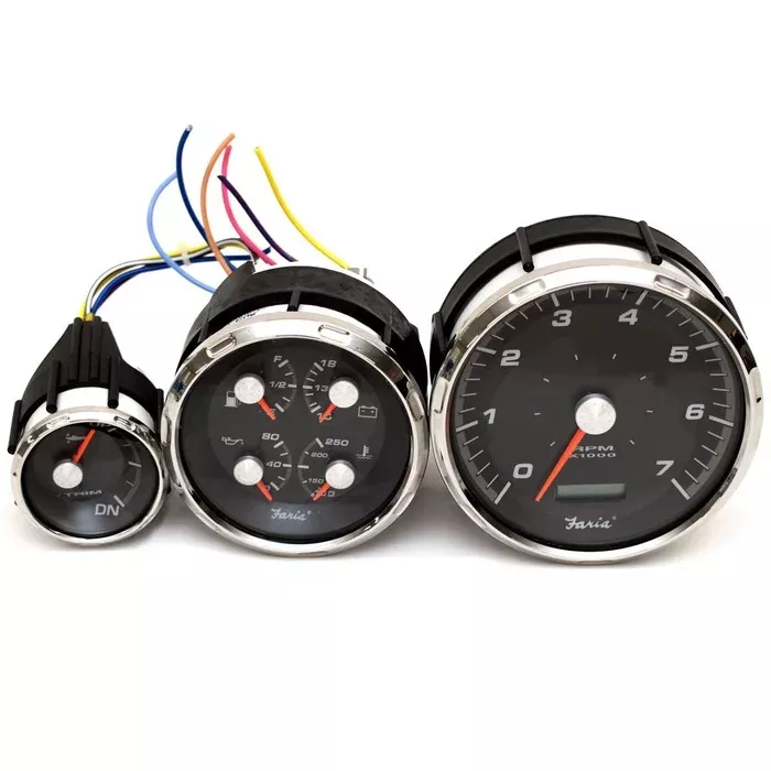 Faria Boat Gauge Set |Tachometer / Multifunction Mercury Engines (3 PC)