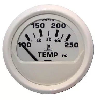 Faria Dress White 2″ Water Temperature Guage (100-250°F)