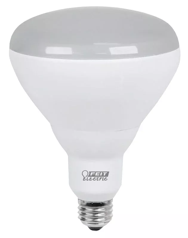 Feit Electric BR40DM/927CA/2 LED Bulb, 120 V, 850 Lumens, 9.4 W, BR40